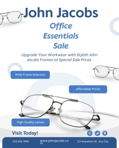 John Jacobs office essentials sale