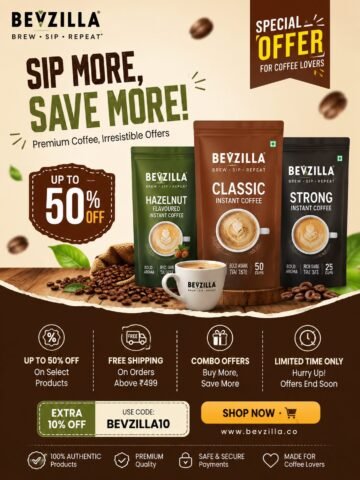 special offers on coffee 50% Off