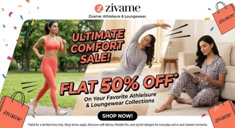 Zivame Athleisure Wide Leg Pants 50%