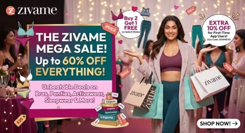 Zivame Republic day Sale 60% OFF