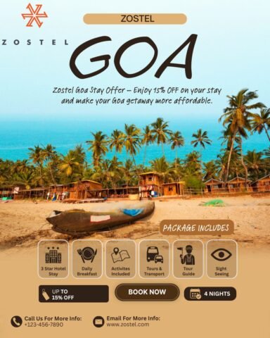 Zostel goa offer discount coupon code