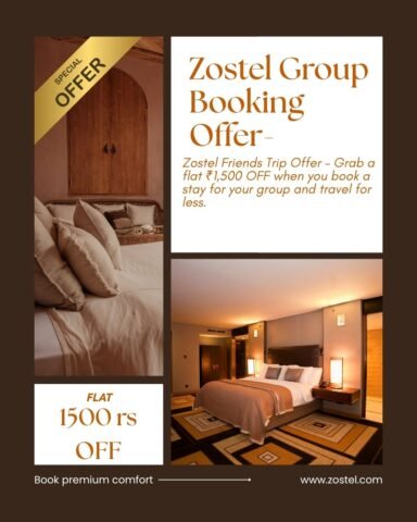 Zostel group booking offer discount coupon code