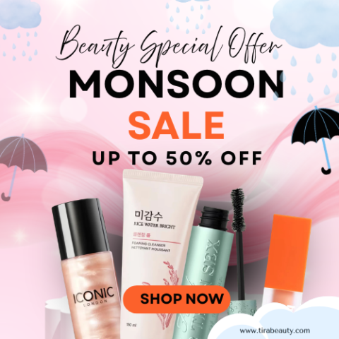 Tira monsoon sale beauty offer with up to 50% off