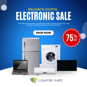 "Reliance Digital coupon code – Up to 75% Off"