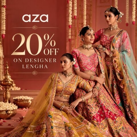 Aza Designer Lehenga Sale Ensemble
