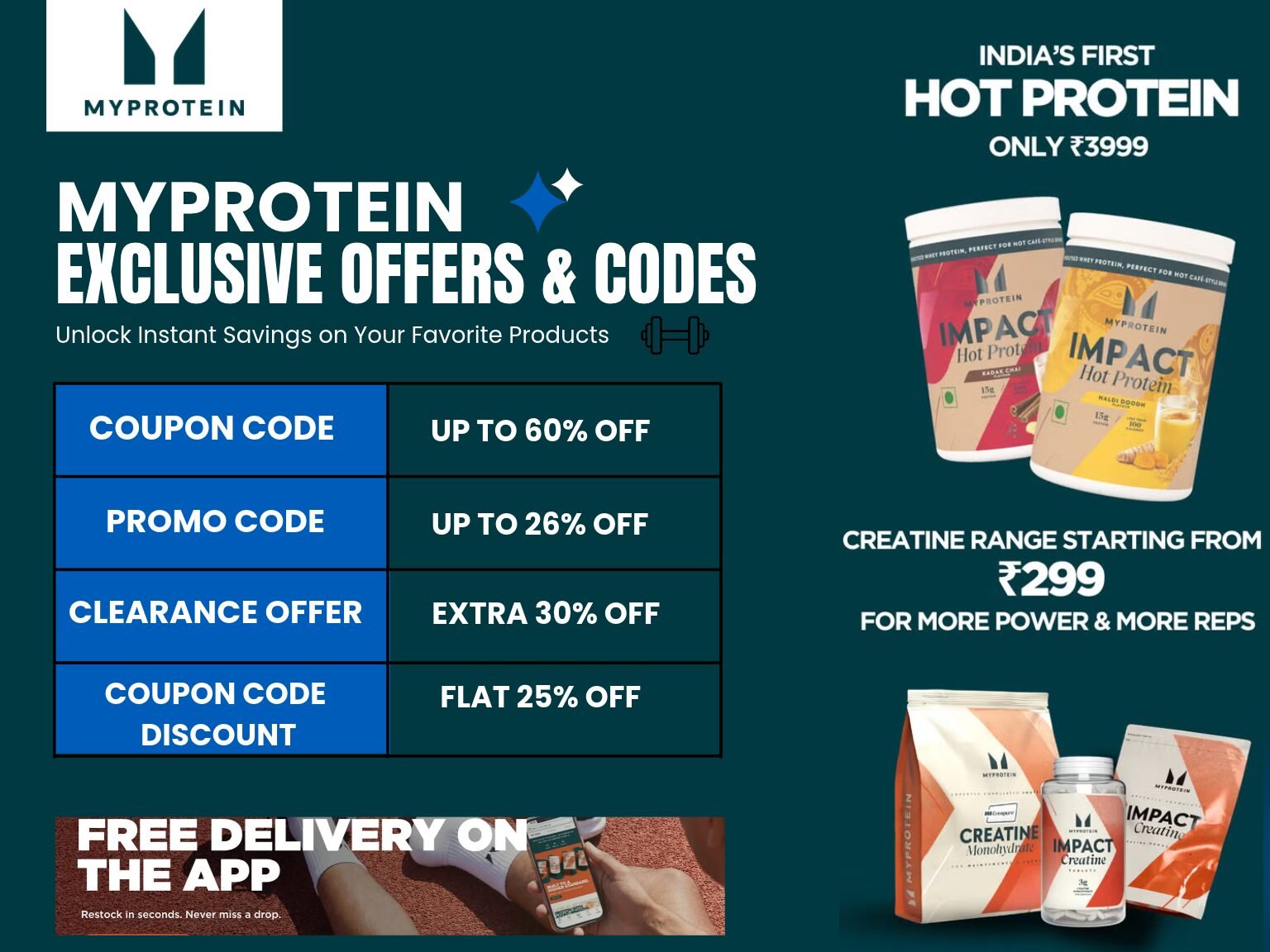 Myprotein coupon code