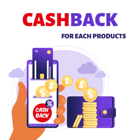 Each Product Cashback
