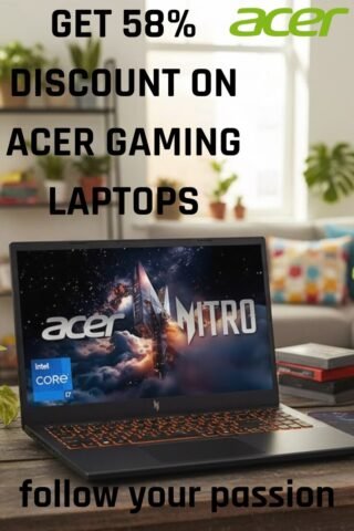 GET 58% DISCOUNT ON ACER GAMING LAPTOP