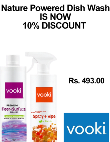 Nature Powered Dish Wash IS NOW 10% DISCOUNT