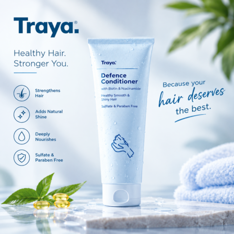 Traya Defence Conditioner Ad