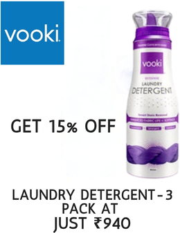 VOOKI BioSense Laundry Detergent – 3 Pack AT JUST ₹940